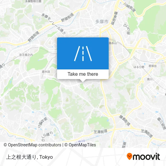 上之根大通り map