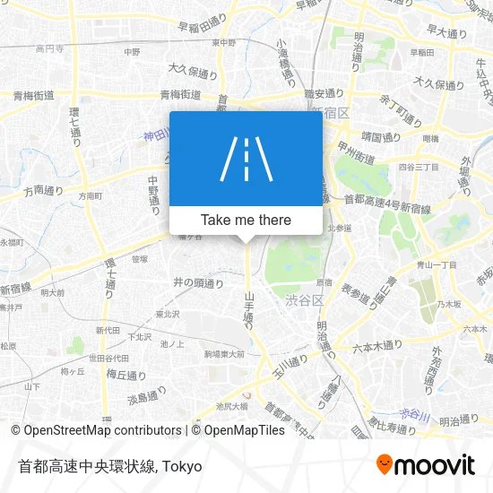 首都高速中央環状線 map