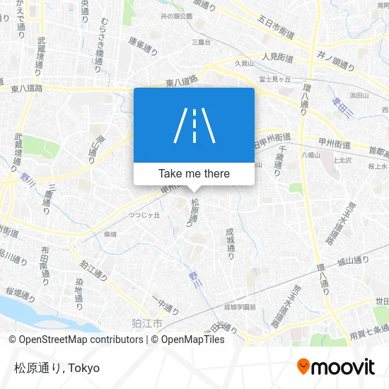 松原通り map