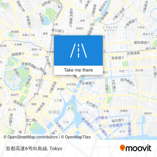 首都高速6号向島線 map