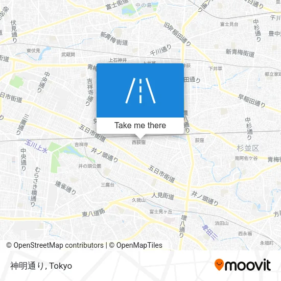 神明通り map