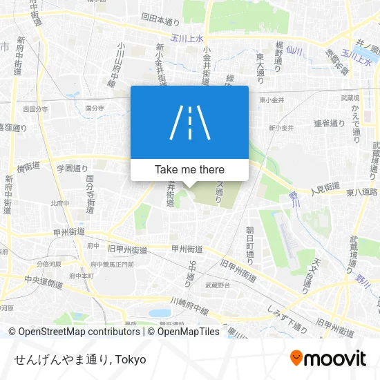 せんげんやま通り map