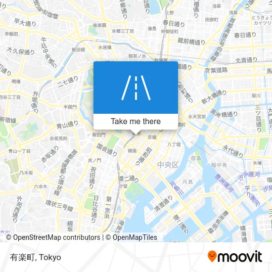 有楽町 map
