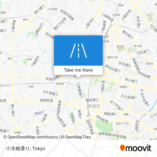 小滝橋通り map