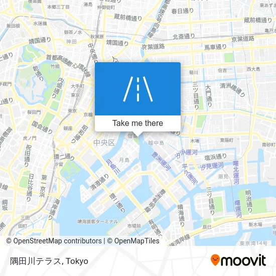 Sumida River Terrace map