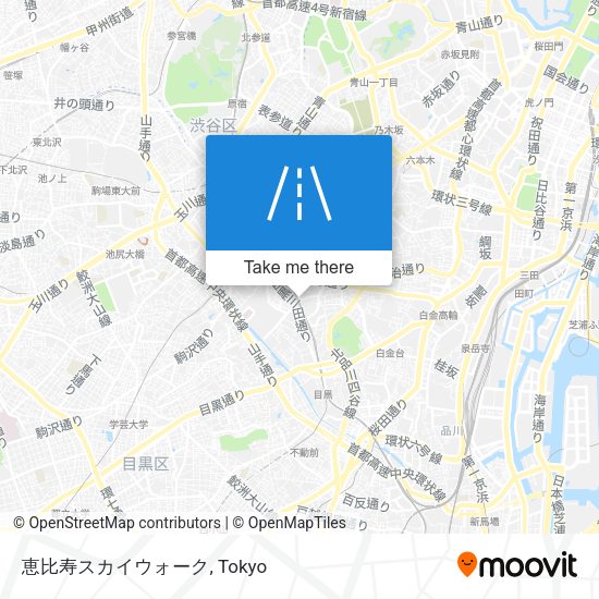 恵比寿スカイウォーク map