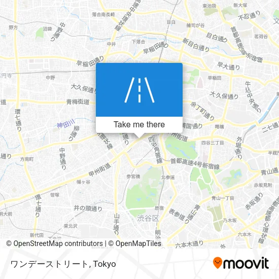 ワンデーストリート map