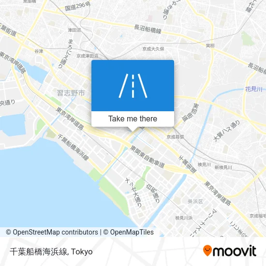 千葉船橋海浜線 map