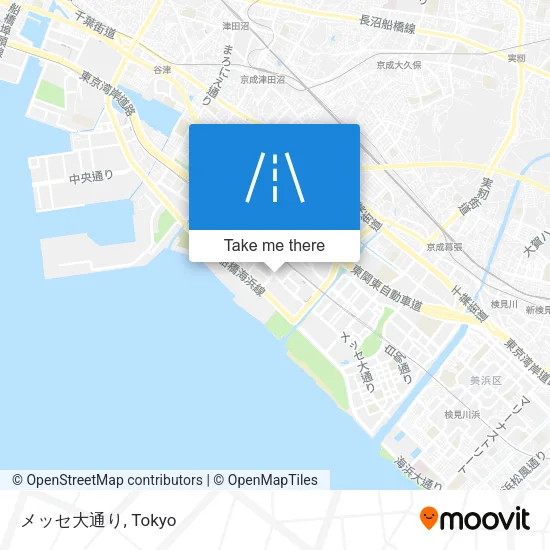 メッセ大通り map