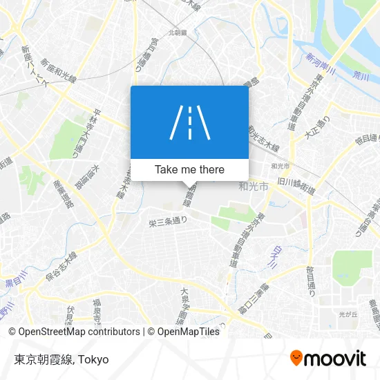 東京朝霞線 map
