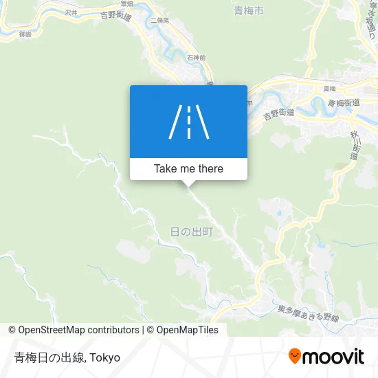 青梅日の出線 map