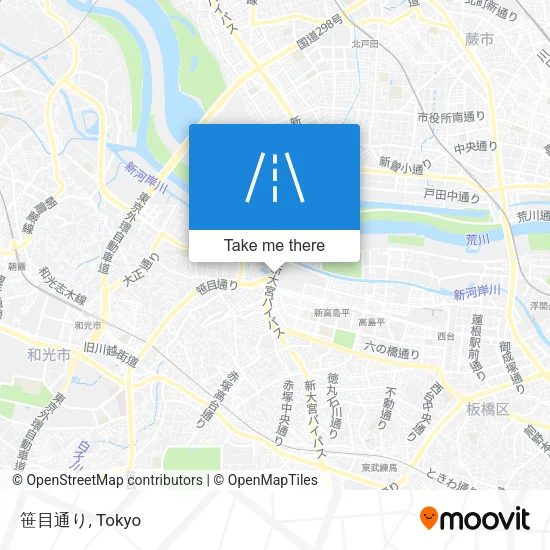 笹目通り map