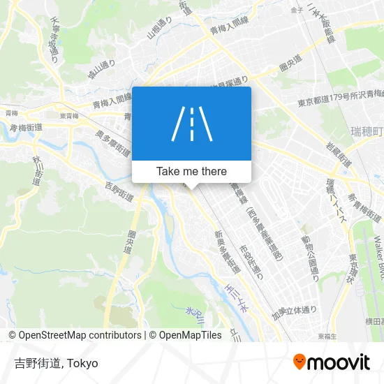 Yoshino Highway map