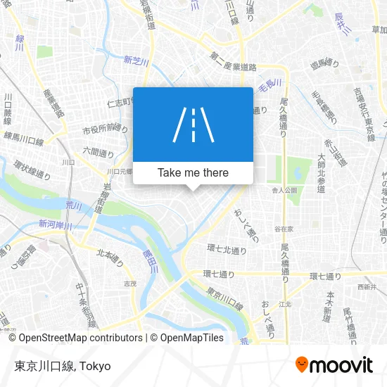 東京川口線 map