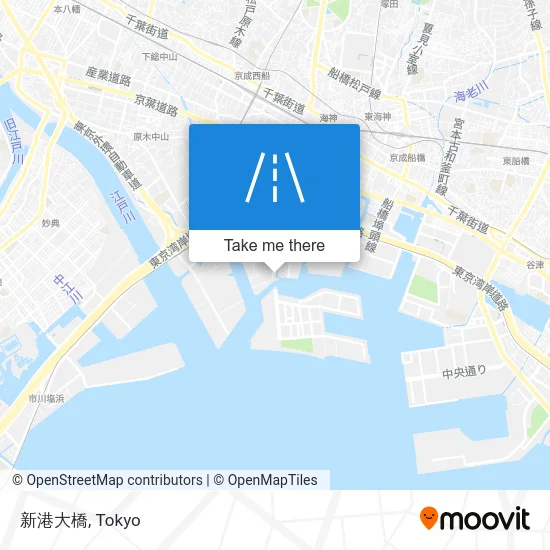 新港大橋 map