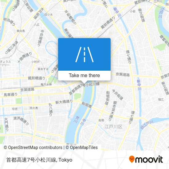 首都高速7号小松川線 map