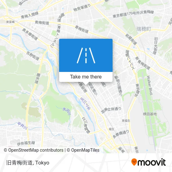 旧青梅街道 map