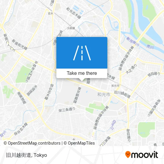 旧川越街道 map