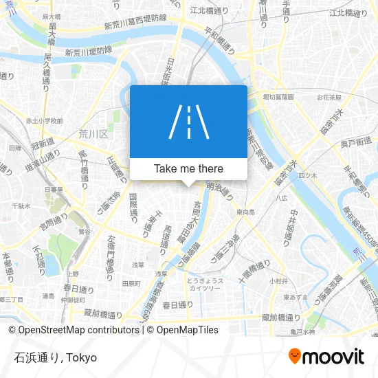 石浜通り map