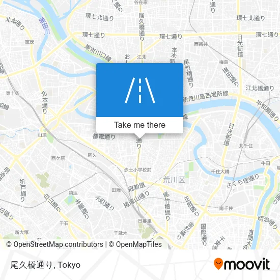 尾久橋通り map