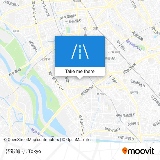 沼影通り map