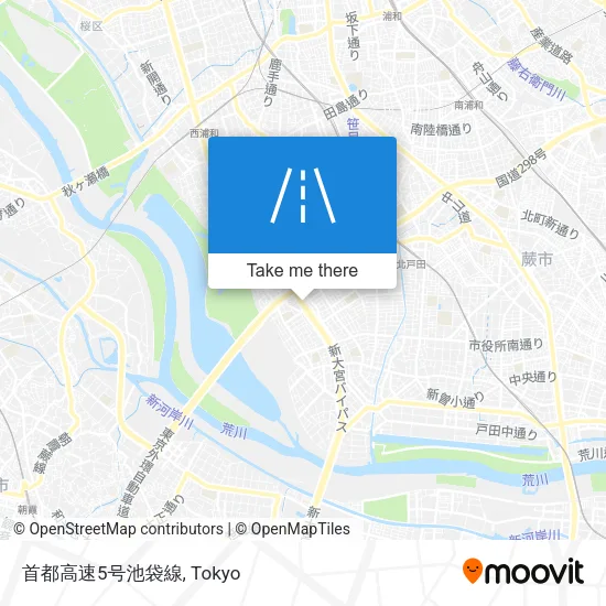 首都高速5号池袋線 map