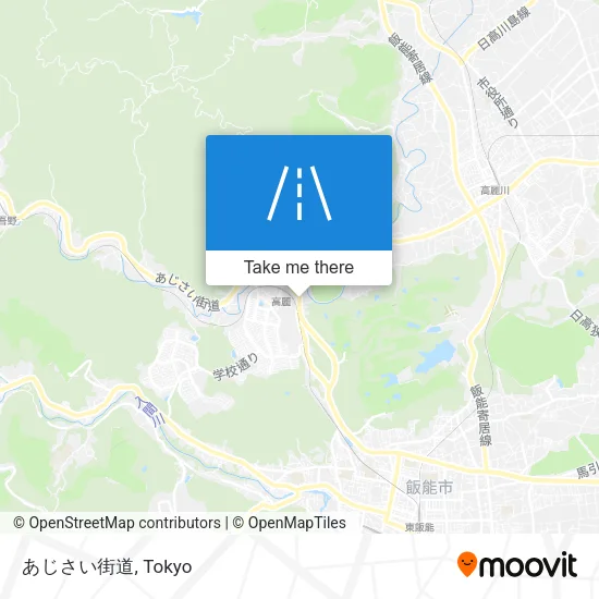 あじさい街道 map