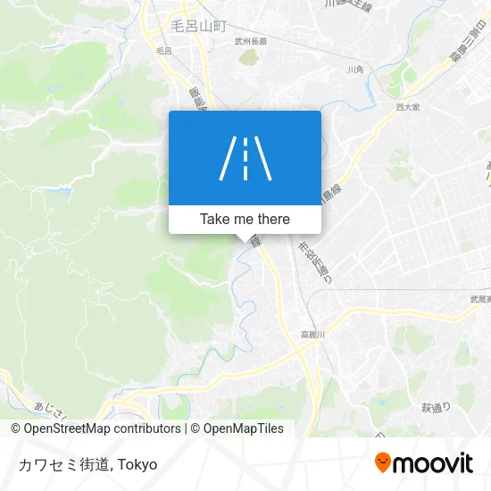 カワセミ街道 map
