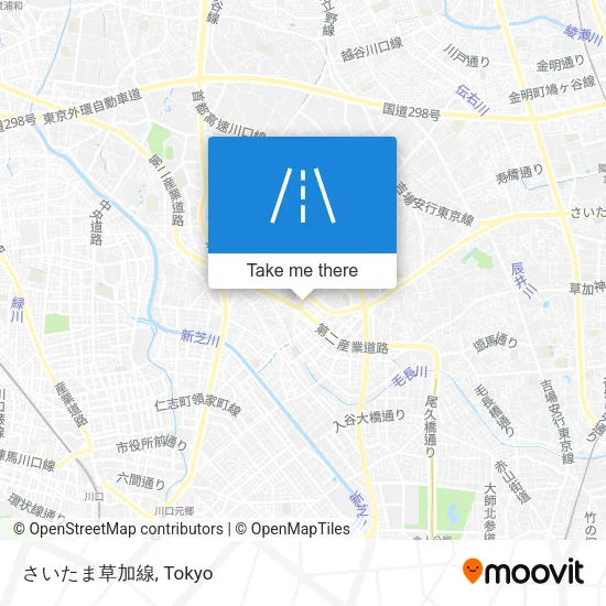 さいたま草加線 map