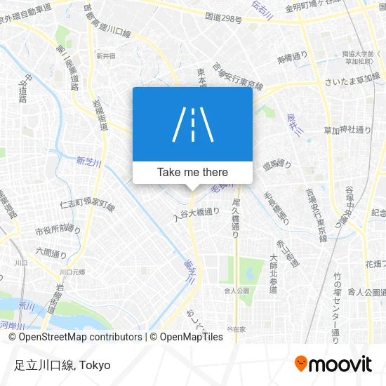 足立川口線 map