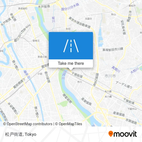 松戸街道 map