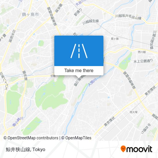 鯨井狭山線 map