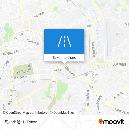 思い出通り map