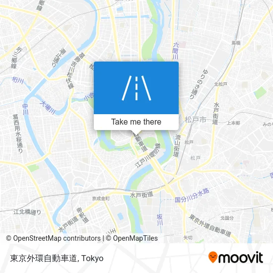 東京外環自動車道 map