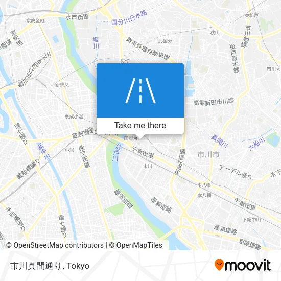 市川真間通り map