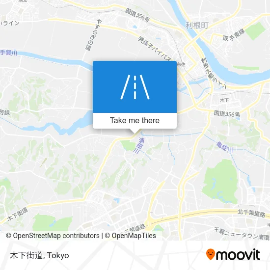 木下街道 map