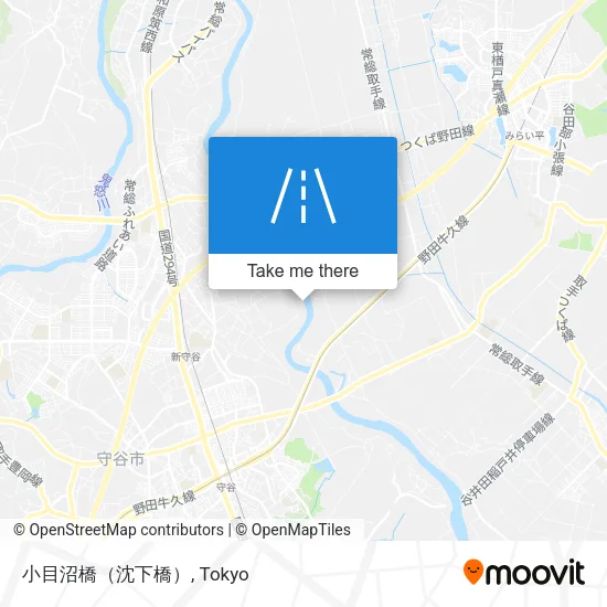 小目沼橋（沈下橋） map