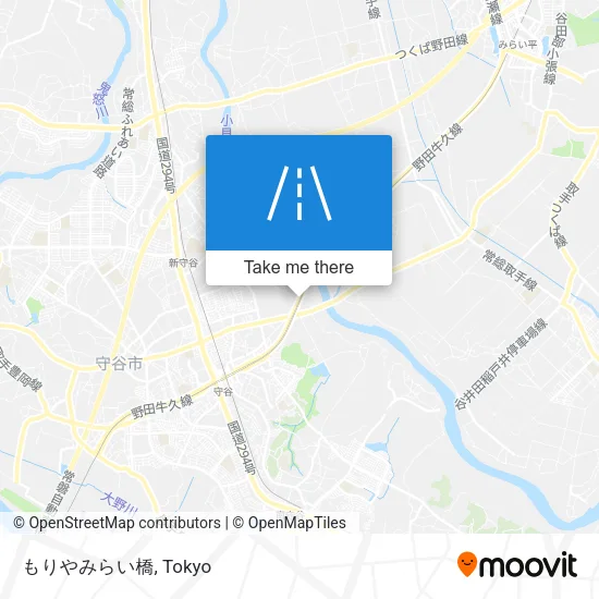 もりやみらい橋 map