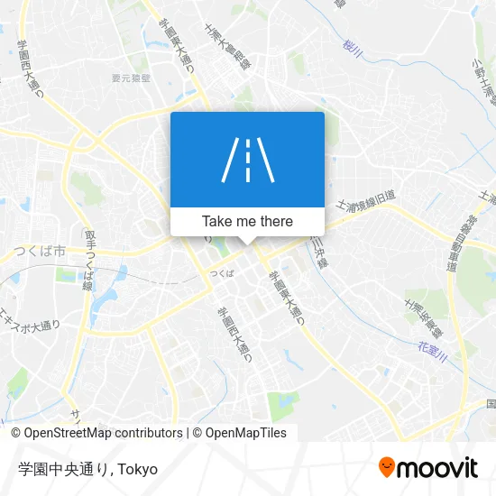 学園中央通り map