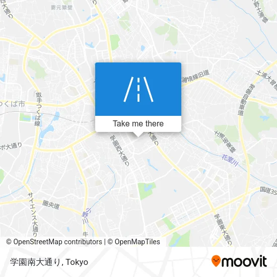 学園南大通り map