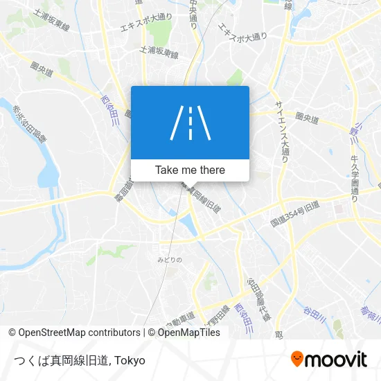 つくば真岡線旧道 map