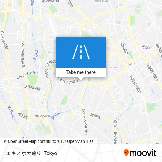 エキスポ大通り map
