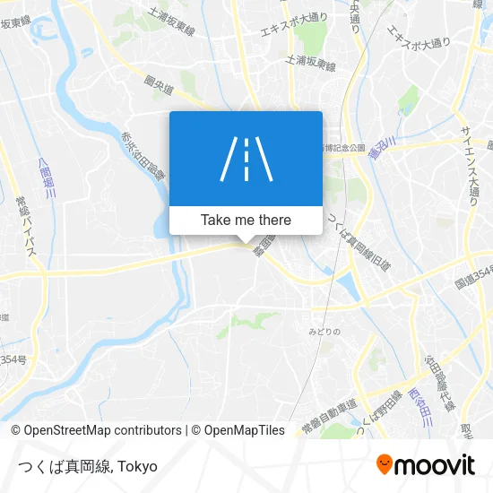 つくば真岡線 map