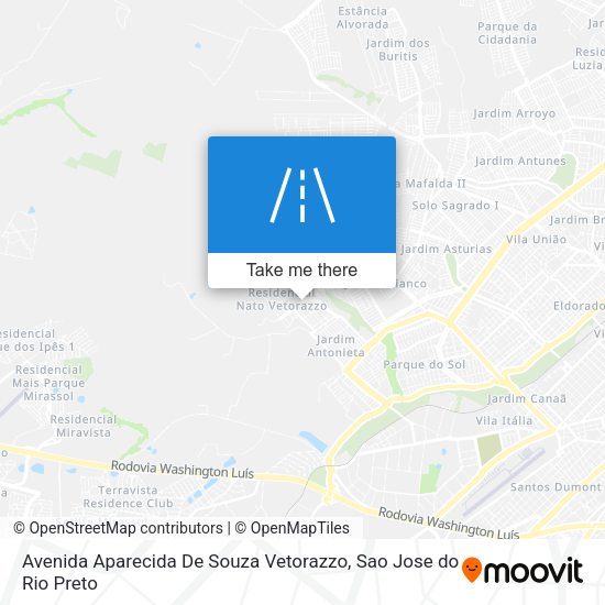 Avenida Aparecida De Souza Vetorazzo map