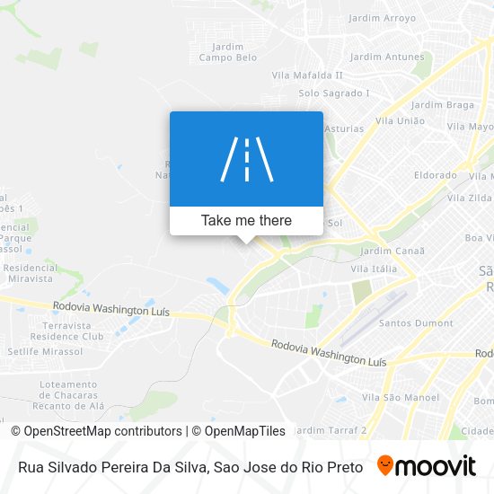 Rua Silvado Pereira Da Silva map
