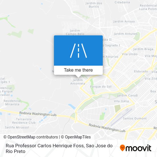 Rua Professor Carlos Henrique Foss map