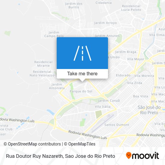 Rua Doutor Ruy Nazareth map
