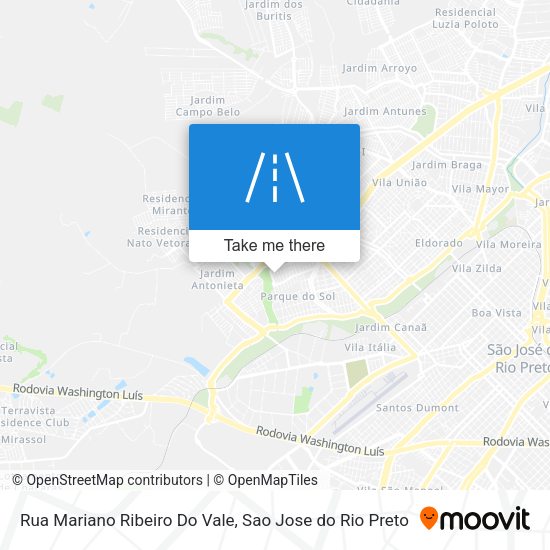 Rua Mariano Ribeiro Do Vale map