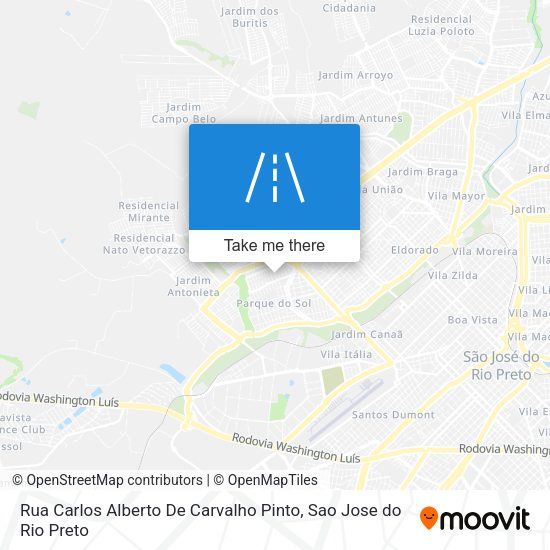 Rua Carlos Alberto De Carvalho Pinto map