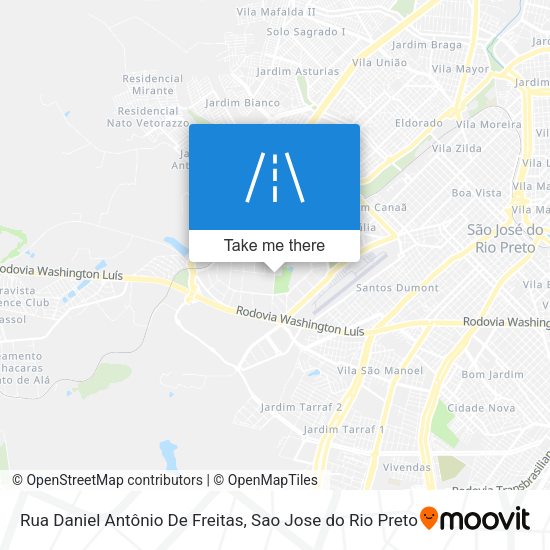 Rua Daniel Antônio De Freitas map
